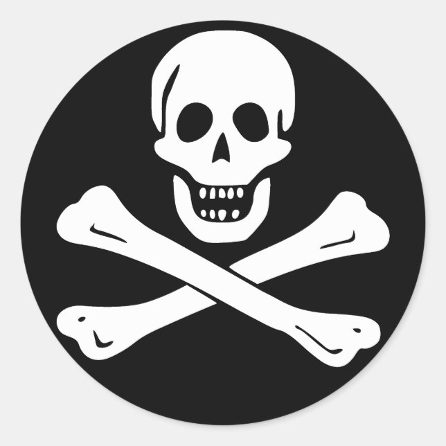 Sam Bellamy Classic Round Sticker (Front)