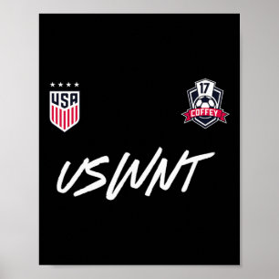 Sam Coffey 17 Navy Uswnt Officially Licensed  Poster