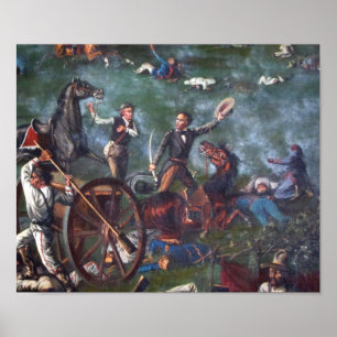 Sam Houston at San Jacinto Poster