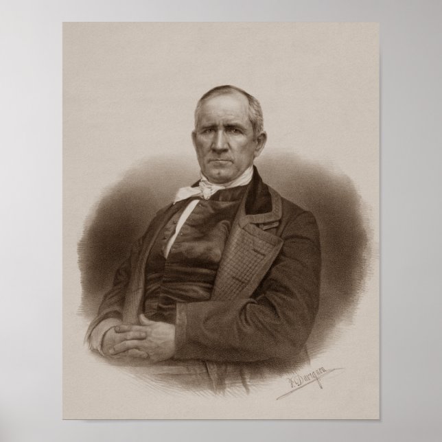 Sam Houston Portrait Poster (Front)