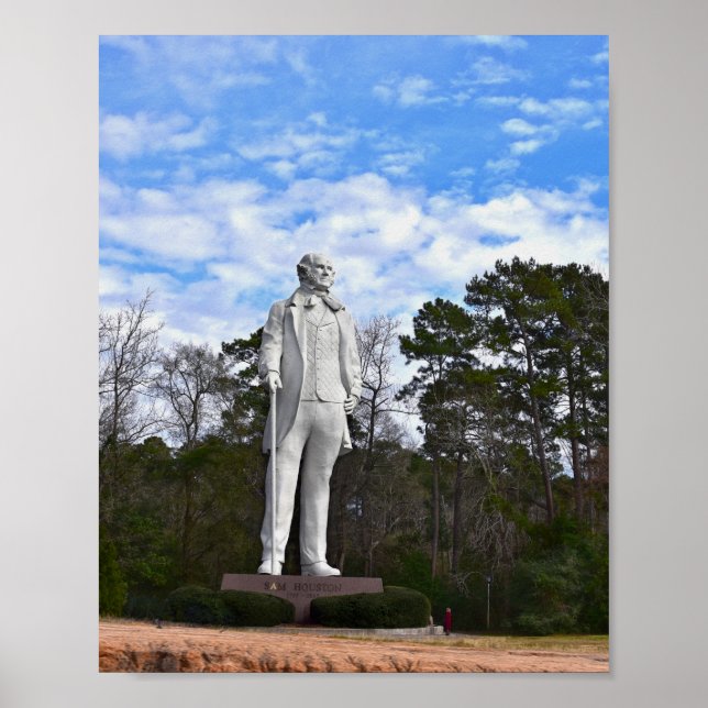 Sam Houston Statue, Texas Poster (Front)