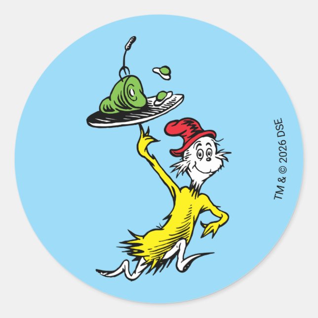 Sam I Am Classic Round Sticker (Front)