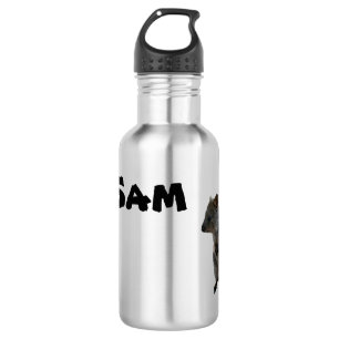 Sam Name With Aussie Quokka, Water Bottle