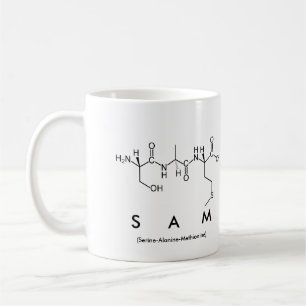Sam peptide name mug