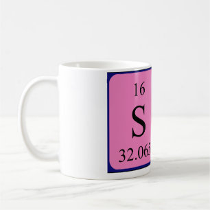 Sam periodic table name mug