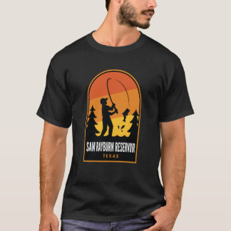 Sam Rayburn Reservoir Texas Fishing T-Shirt