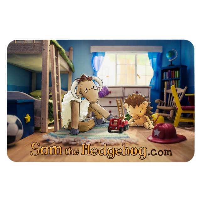 Sam the Hedgehog - Fridge Magnet (Horizontal)