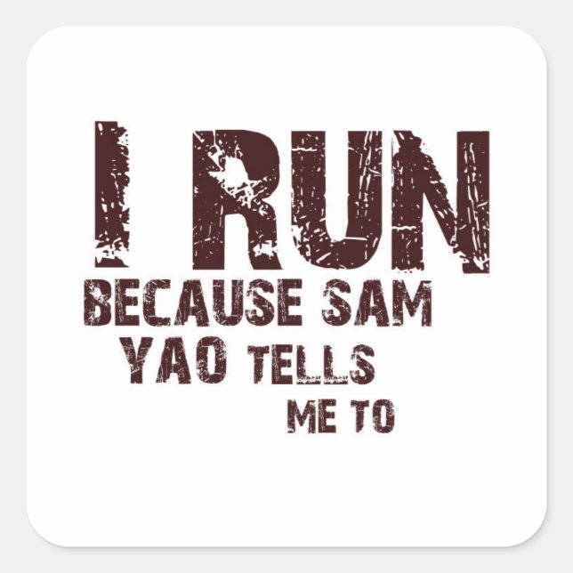 Sam Yao Sticker (Front)