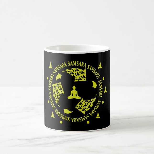 Samara Buddhist  Nirvana Buddhism   Coffee Mug (Center)
