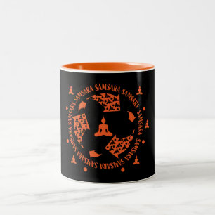 Samara Buddhist  - Nirvana Buddhism  Two-Tone Coffee Mug