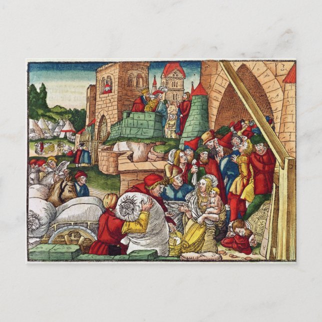 Samaria under siege postcard (Front)