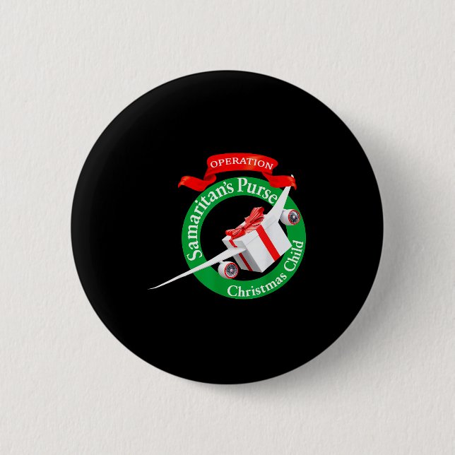Samaritan's Purse Operation Christmas Child Funny  6 Cm Round Badge (Front)