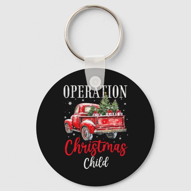Samaritan's Purse Operation Christmas Child Funny  Key Ring (Front)