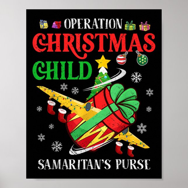 Samaritan's Purse Operation Christmas Child Funny  Poster (Front)