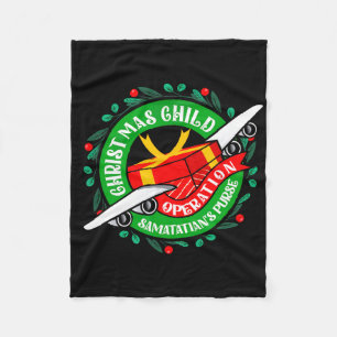 Samaritan's Purse Operation Christmas Child Meme C Fleece Blanket