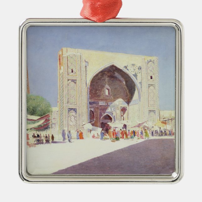 Samarkand, 1869-71 metal tree decoration (Front)