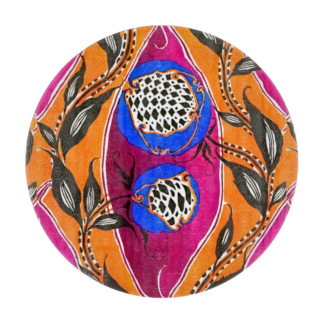 Samarkande Art Deco Cutting Board (Front)