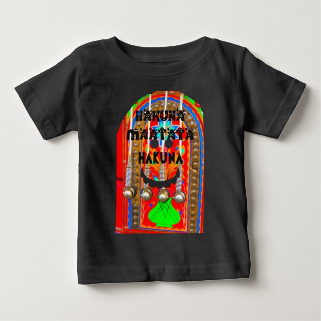 Samba Carnival colours Hakuna Matata blings.png Baby T-Shirt (Front)