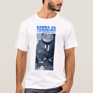 Samba de Terreiro do Brooklyn - Blue Letters T-Shirt
