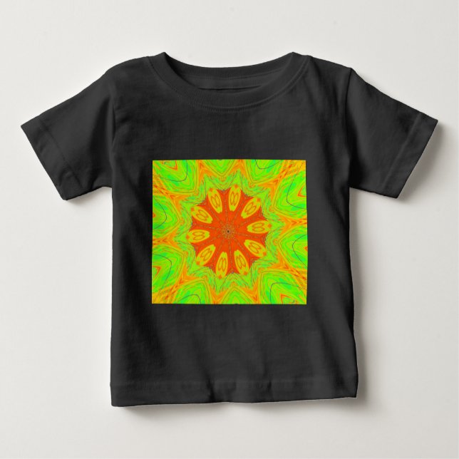 Samba Motif Art Print Baby T-Shirt (Front)