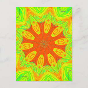 Samba Motif Art Print Postcard