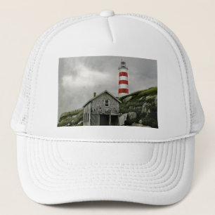 Sambro Lighthouse, Sambro Island, Nova Scotia Trucker Hat