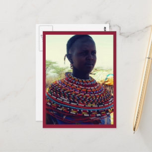 Samburu Tribal Woman Postcard