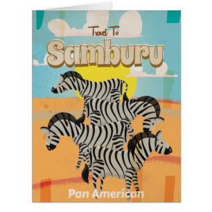 Samburu Vintage Travel Poster