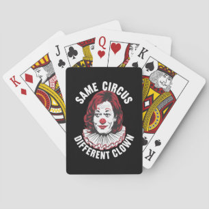 Same Circus Different Clown Anti Kamala 2024 Playing Cards