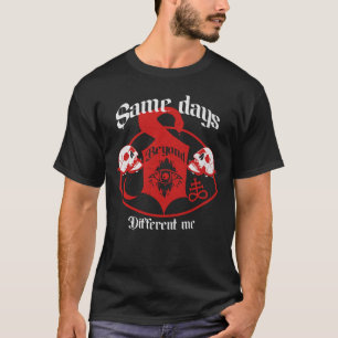 Same Days Different Me Rock with Snake and Skulls T-Shirt