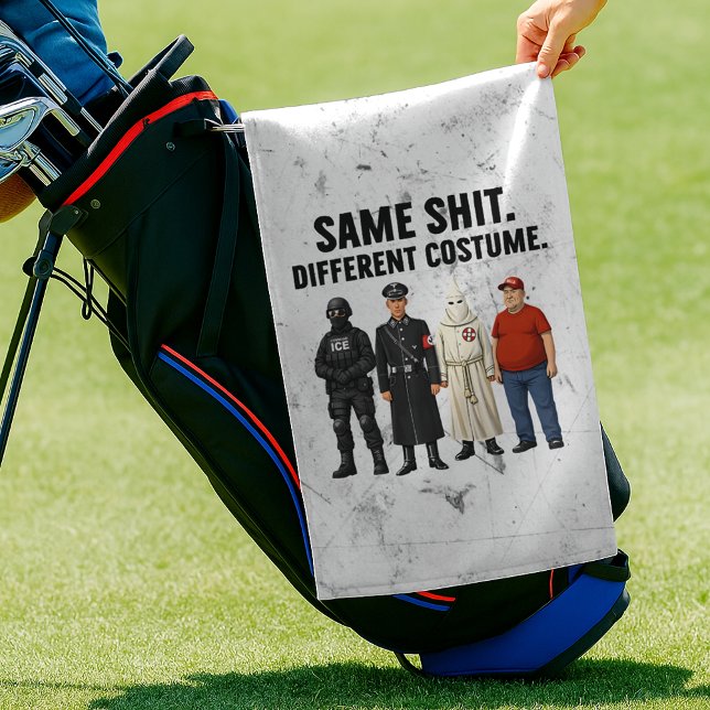 Same Different Costume Golf Towel (Creator Uploaded)