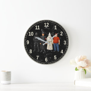 Same Different Costume Large Clock