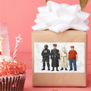 Same Different Costume Rectangular Sticker