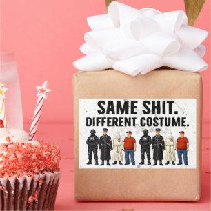 Same Different Costume Rectangular Sticker