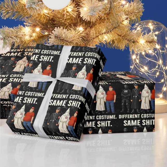 Same Different Costume Wrapping Paper (Holidays)