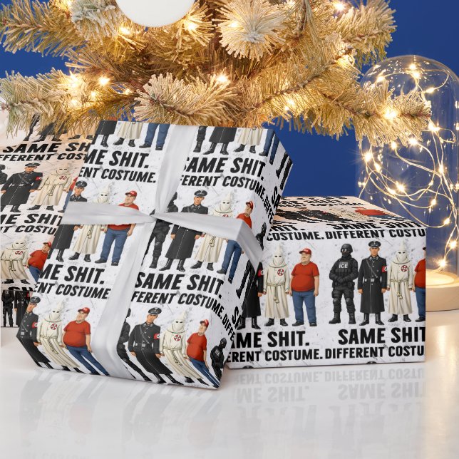 Same Different Costume Wrapping Paper (Holidays)
