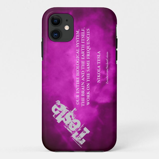 SAME FREQUENCIES - NIKOLA TESLA 2.0 Case-Mate iPhone CASE (Back)