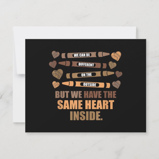 Same Heart Black History Month African American (Front)
