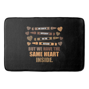 Same Heart Black History Month African American Bath Mat