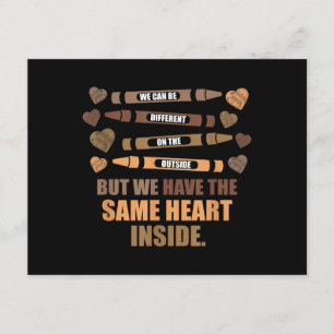 Same Heart Black History Month African American Enclosure Card
