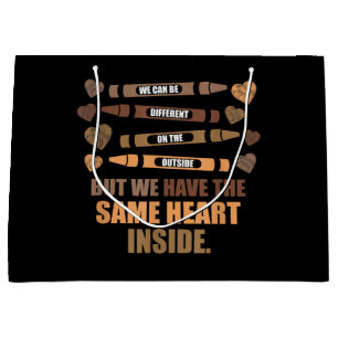 Same Heart Black History Month African American Large Gift Bag
