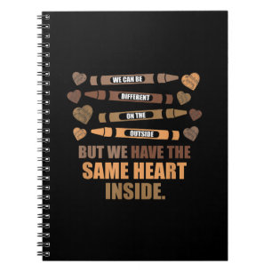 Same Heart Black History Month African American Notebook