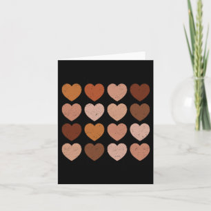 Same Heart Inside Black History Month Candy Heart  Card