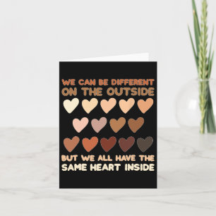 Same Heart Inside Juneteenth Black History Month W Card