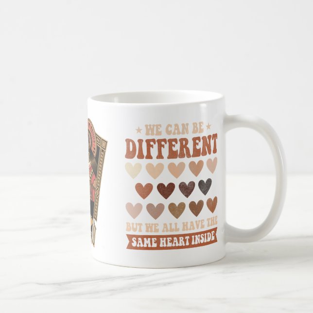 Same Heart Inside Juneteenth Black History Month W Coffee Mug (Right)