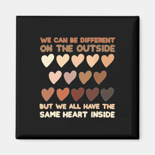 Same Heart Inside Juneteenth Black History Month W Magnet