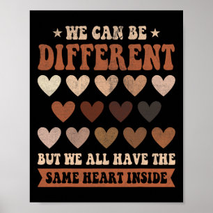Same Heart Inside Juneteenth Black History Month W Poster