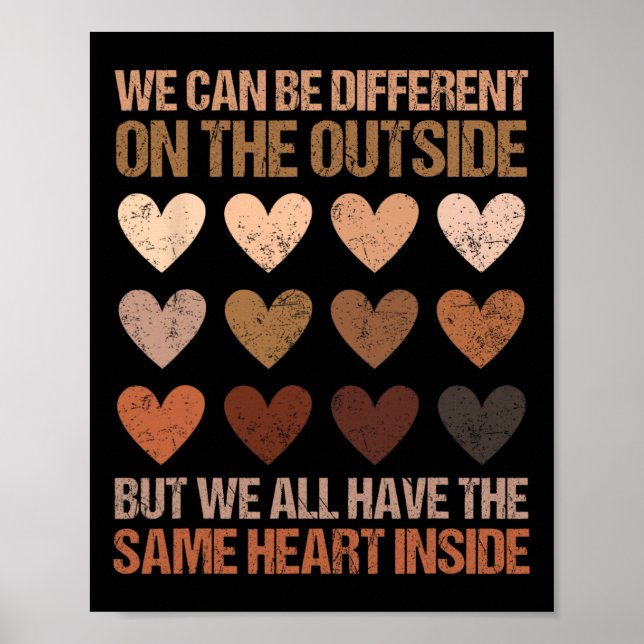 Same Heart Inside Juneteenth Black History Month W Poster (Front)