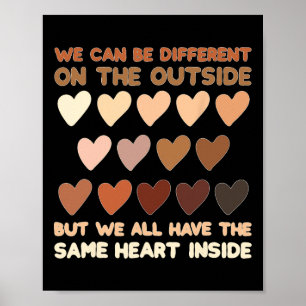 Same Heart Inside Juneteenth Black History Month W Poster