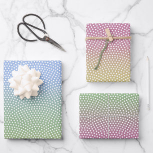 Same Komon Serene Colour Gradients Wrapping Paper Sheet